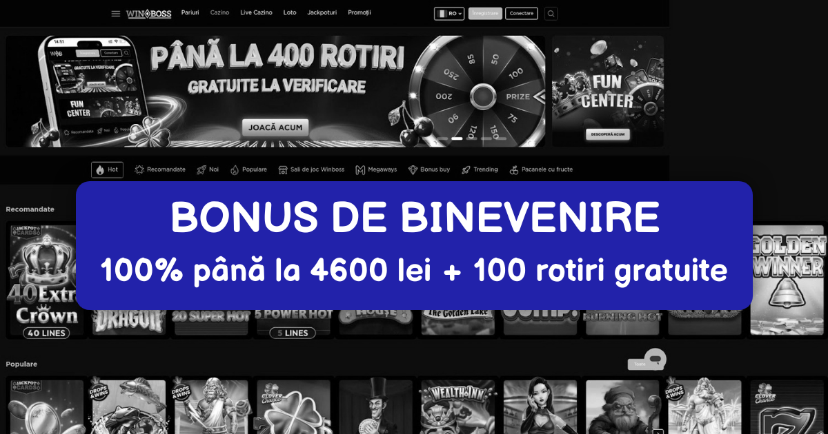 Winboss Casino România - Sloturi Top